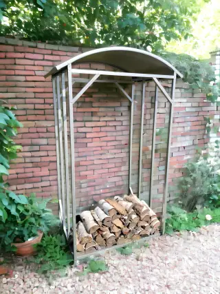 Дровница металлическая "ИМпласт"