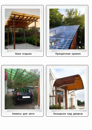 Светопрозрачная кровля. Волна - МП-20. Прозрачный. 1,15 х 0,5 м.